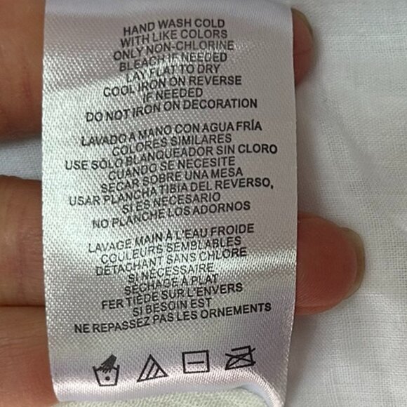 Forever 21 - Ivory short/skirt combination Romper one-piece.  Size Small. - Picture 8 of 8